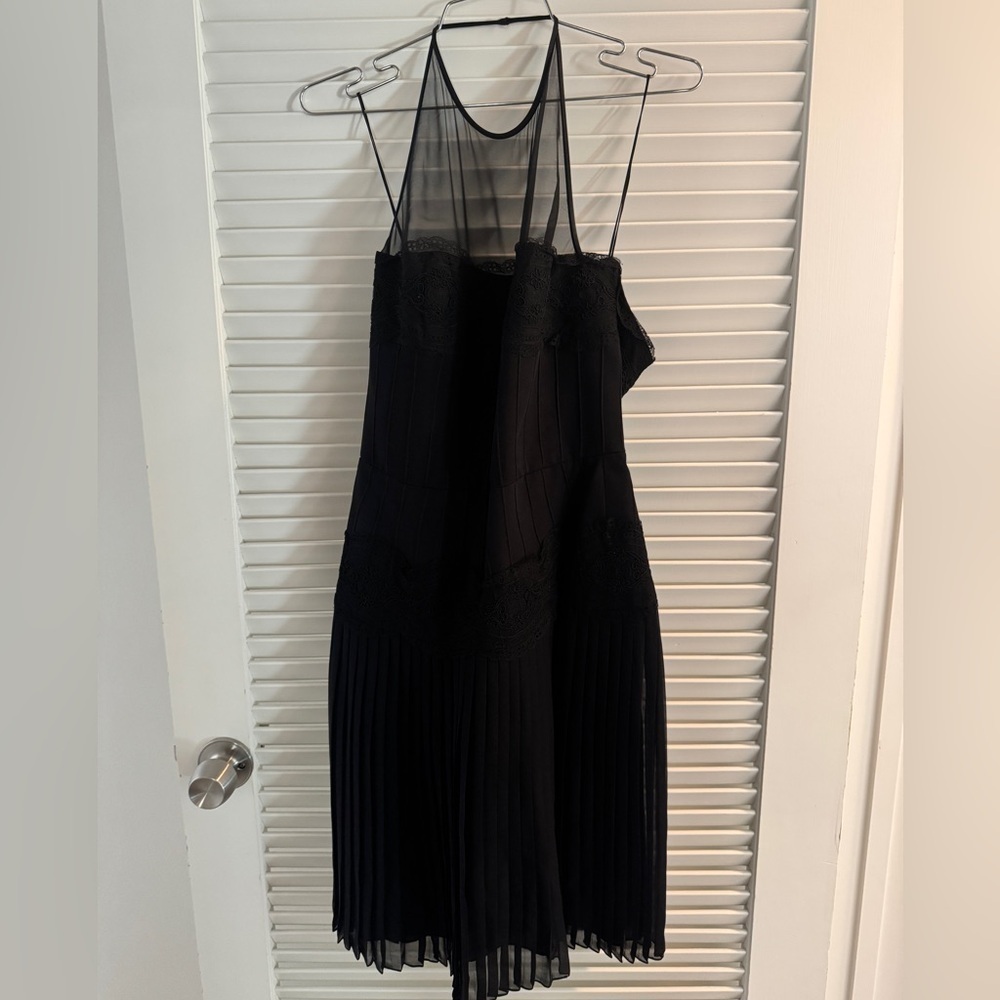 Vintage Silk Halter Dress - Picture 5 of 9